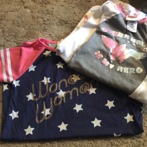 Wonder Woman PJ bundle. Nightgown and long johns